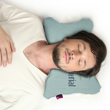 ALMOHADA VIAJE MARIPOSA BAMBU | Ubiotex®