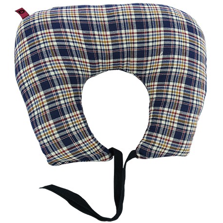 Black & White Gingham Travel Neck Pillow