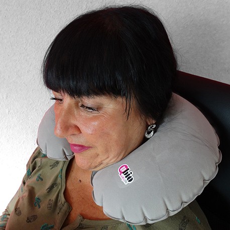 COLLARIN ANATOMICO INFLABLE GRIS | Ubiotex®