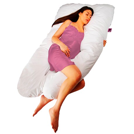 Oreiller de grossesse, coussin de maternité en polyester amovible  indépendant, oreiller de corps lavable, solution idéale pour le sommeil  anxieux (basique, vert)