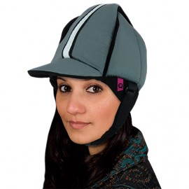 CAPUCHON GRIS TRANSPIRABLE SEMI-FERMÉ DE PROTECTION CRANIENNE | Ubi... 2
