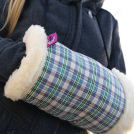 THERMAL ARM WARMERS CHECK PRINT | Ubiotex® 2