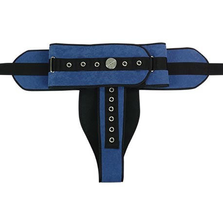 PADDED PERINEAL BED RESTRAINT BELT IRON CLIP T/M | Ubiotex®