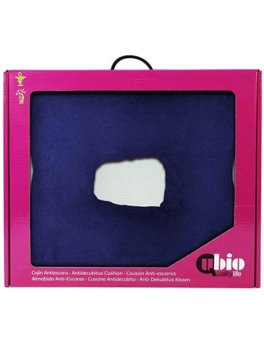 SANITIZED SQUARE CUSHION WITH HOLE - COLOUR | Ubiotex®