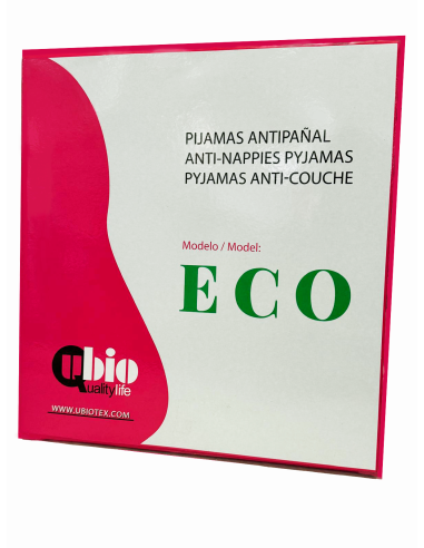 PIJAMA ANTIPAÑAL ECO T/CORTO BLANCO S   | Ubiotex®