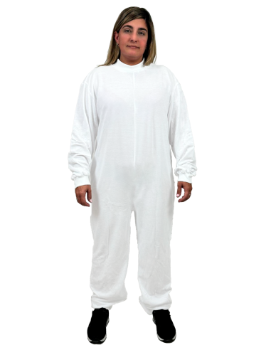 PIJAMA ANTIPAÑAL ECO T/LARGO BLANCO S | Ubiotex®