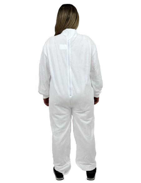 PIJAMA ANTIPAÑAL ECO T/LARGO BLANCO S | Ubiotex®