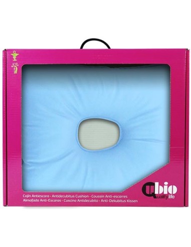 SANILUXE SQUARE CUSHION W/HOLE GRAPHITE  | Ubiotex®