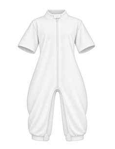 PIJAMA ANTIPAÑAL SANITIZED T/LARGO BLANCO S | Ubiotex®