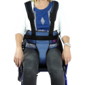 WHEELCHAIR / PADDED IRONCLIP PERINEAL RESTRAINT BELT