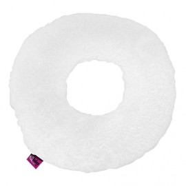SANITIZED SITZKISSEN RUND MIT LOCH FARBE WEISS | Ubiotex®