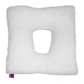 COJIN SANITIZED CUADRADO C/ AGUJERO BLANCO  | Ubiotex®