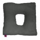 SANITIZED SQUARE CUSHION WITH HOLE GREY