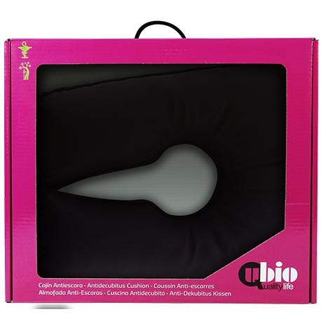 SANILUXE SQUARE HORSESHOE CUSHION GRAPHITE  | Ubiotex®