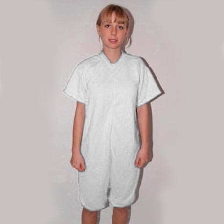 PIJAMA ANTIPAÑAL SANITIZED T/CORTO BLANCO   | Ubiotex®